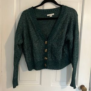 American eagle dark blue-green sweater